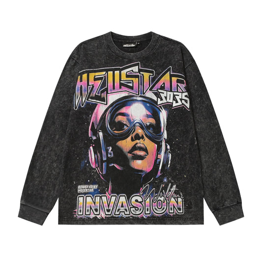 HS Invasion Attack From Hell Long-Sleeve T-Shirt ¡ª hero