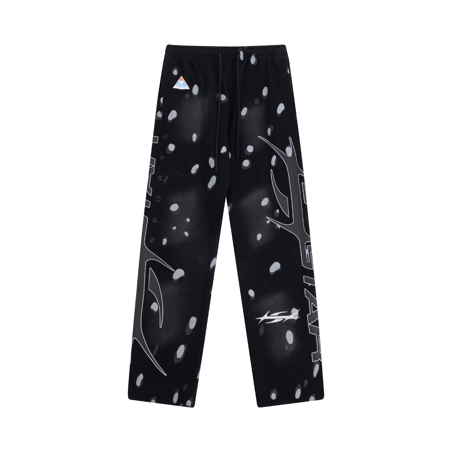 HS 816 Splatter Graphic Sweatpants ¡ª front