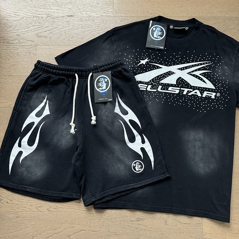 HS Flame Graphic T-Shirt & Shorts Set ¡ª hero